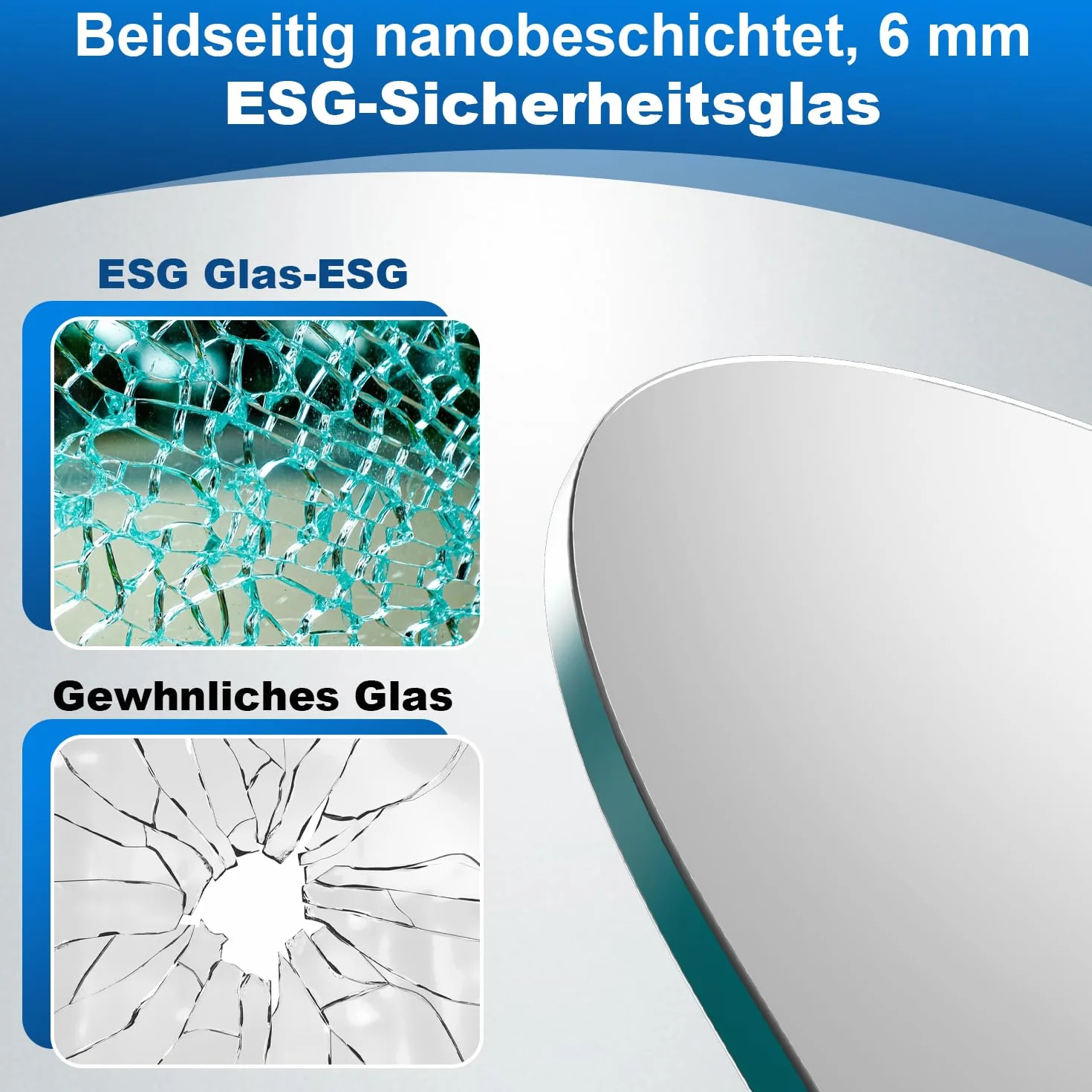 Daromigo Duschwand für Badewanne, 120x140cm Faltbar Duschwand Badewanne 3-Teilig,mit 6mm ESG Sicherheitsglas,Badewannen Duschwand Weiße Streifen,Glas Badewannenwand