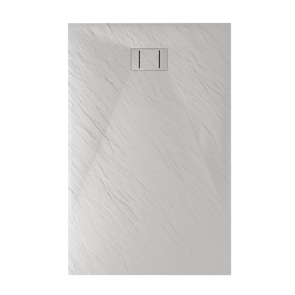 Idralite Duschwanne 130x90x2,6 cm Rechteckig Weiß Stein-Effekt Mod. Blend