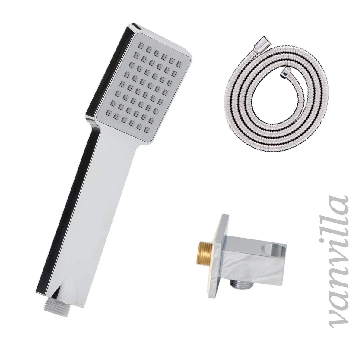 vanvilla Duschsystem Unterputz mit Duscharmatur Grohe poliert GE101