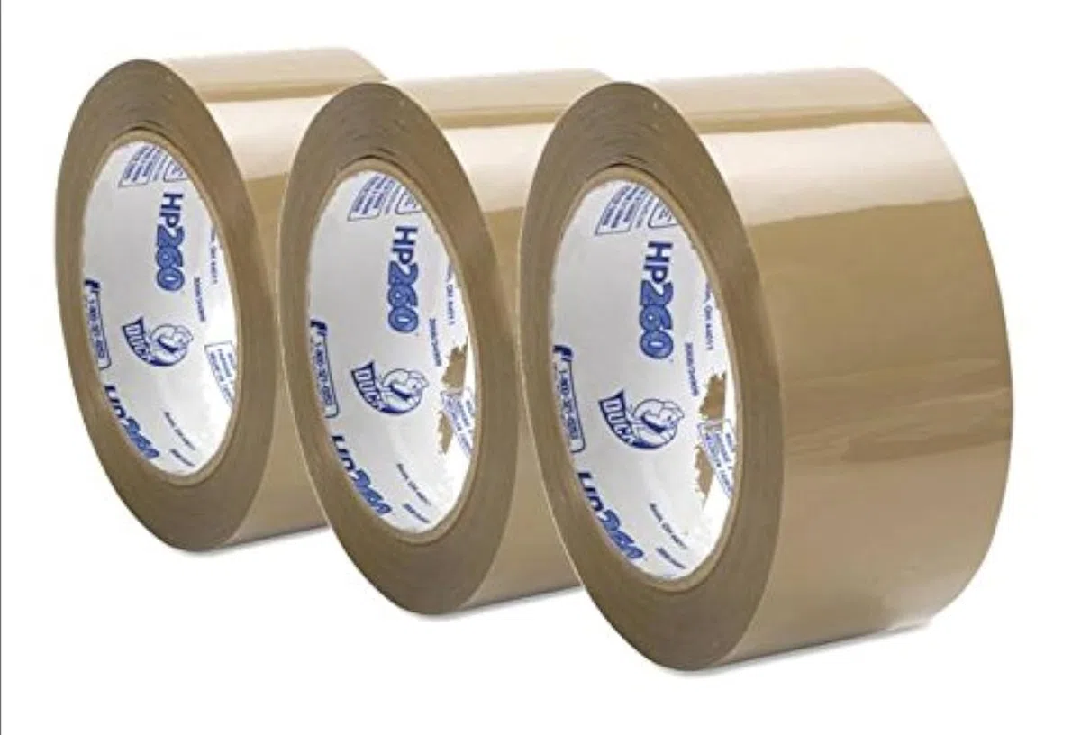 Ente Marke HP260 Tan Verpackung Tape (Hochleistungs-3,1 Mil), 1.88-inch X 60 Yards, # 299009–3 Rollen