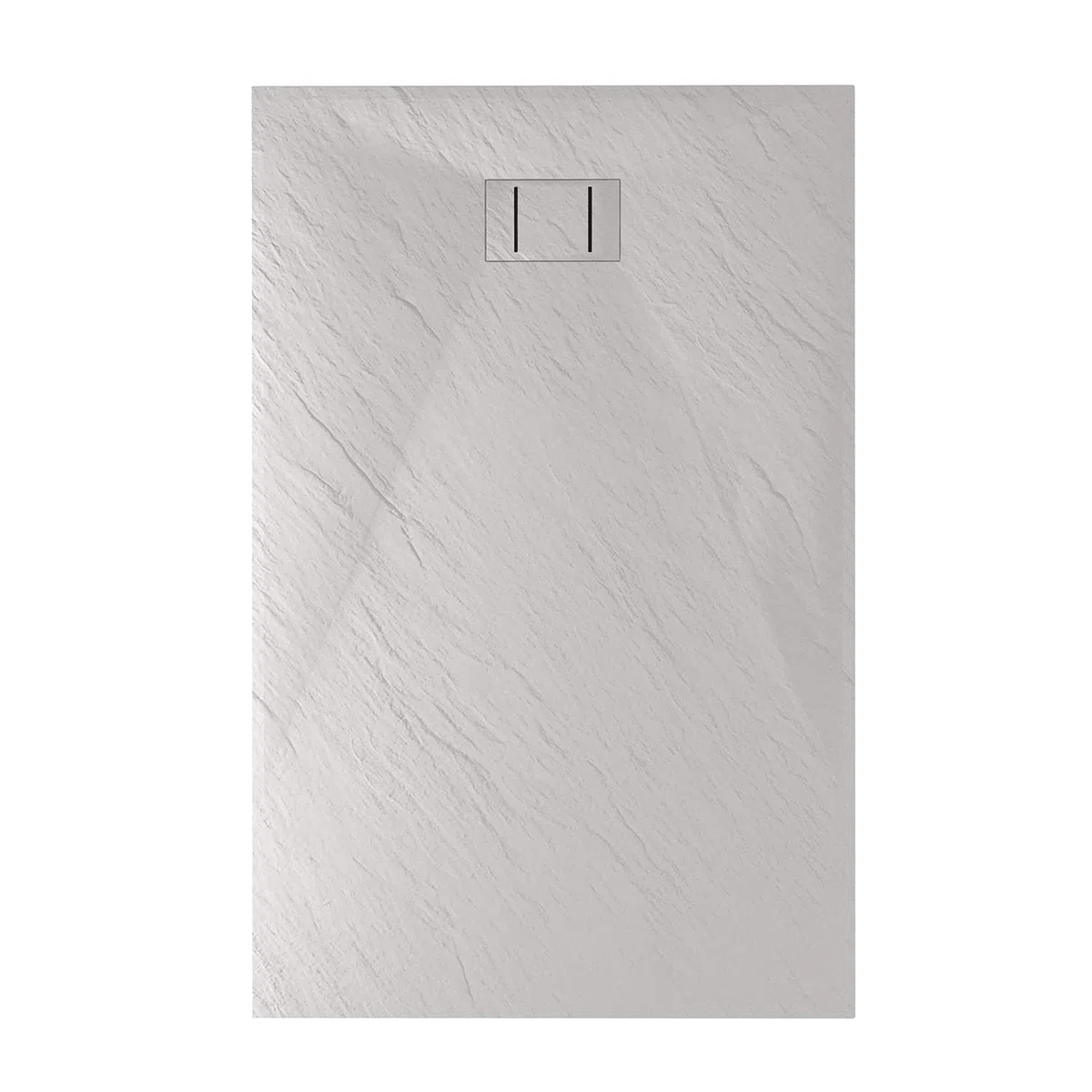 Idralite Duschwanne 130x90x2,6 cm Rechteckig Weiß Stein-Effekt Mod. Blend