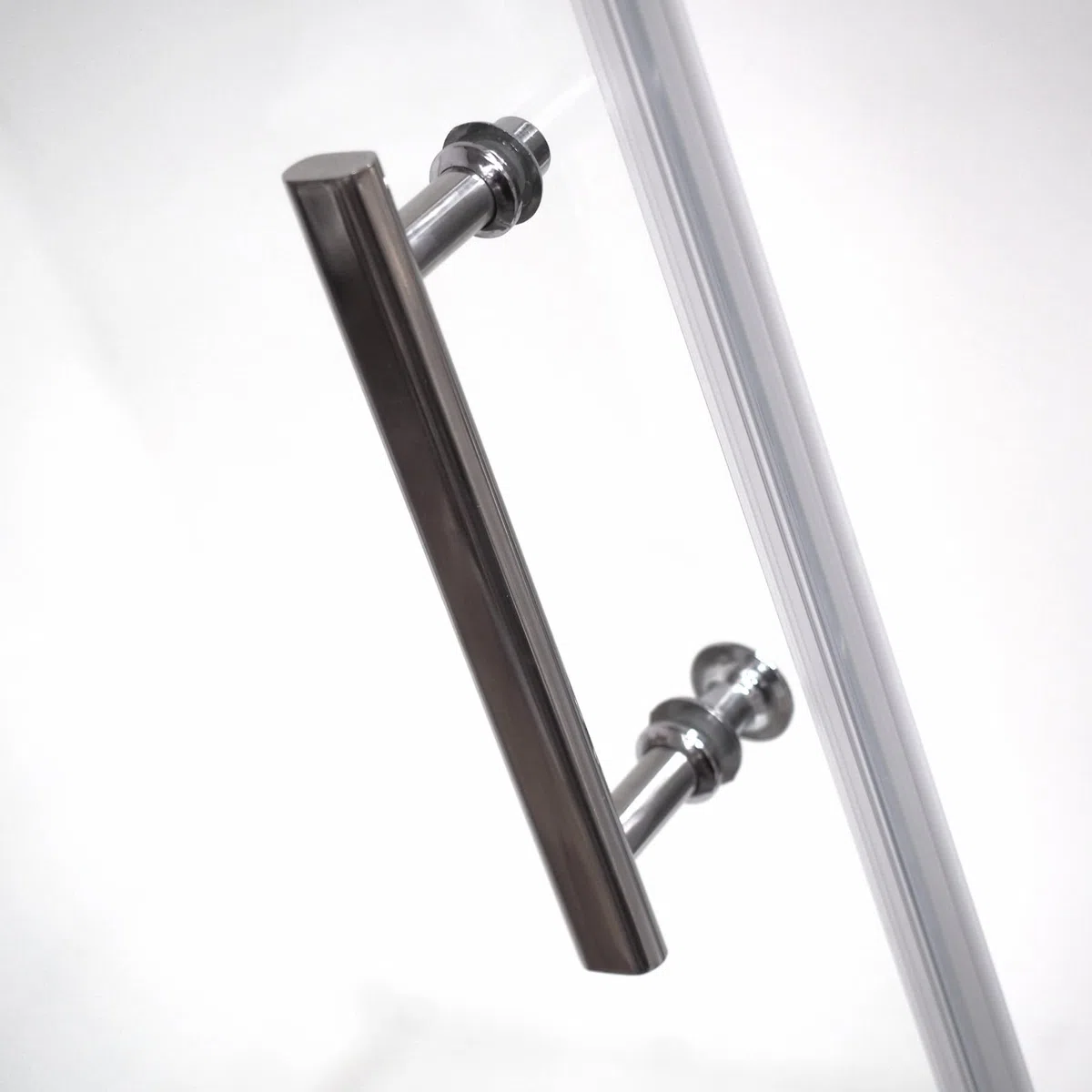WITEN&NOCK Walk In Duschwand Dusche 120cm Drehfalttür Faltbare Duschtür Trennwand ESG Nano Glas 195cm