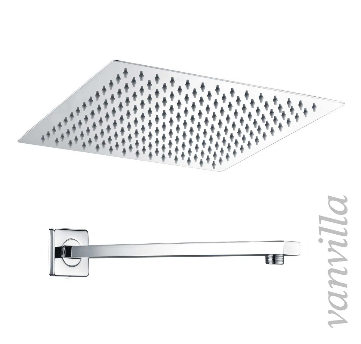 vanvilla Duschsystem Unterputz mit Duscharmatur Grohe poliert GE101